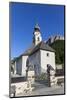 Church in Kolfuschg, Sas Ciampac Behind, Dolomites, South Tyrol, Italy, Europe-Gerhard Wild-Mounted Photographic Print