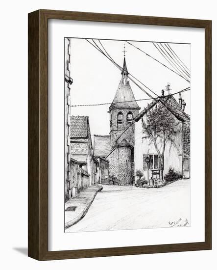 Church in Laignes, France, 2007-Vincent Alexander Booth-Framed Giclee Print