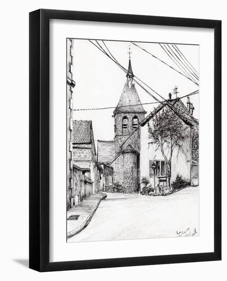 Church in Laignes, France, 2007-Vincent Alexander Booth-Framed Giclee Print