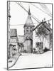 Church in Laignes, France, 2007-Vincent Alexander Booth-Mounted Giclee Print