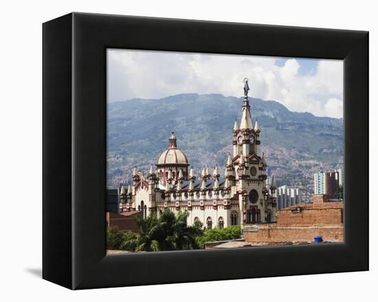 Church in Medellin, Colombia, South America-Christian Kober-Framed Premier Image Canvas