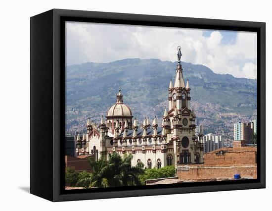 Church in Medellin, Colombia, South America-Christian Kober-Framed Premier Image Canvas