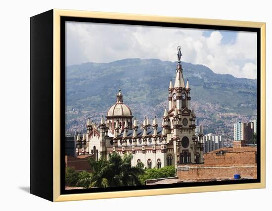 Church in Medellin, Colombia, South America-Christian Kober-Framed Premier Image Canvas