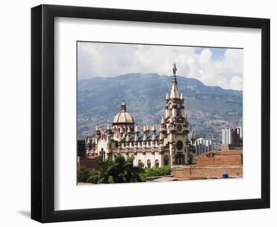 Church in Medellin, Colombia, South America-Christian Kober-Framed Photographic Print