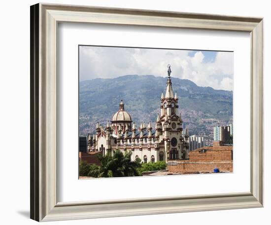 Church in Medellin, Colombia, South America-Christian Kober-Framed Photographic Print