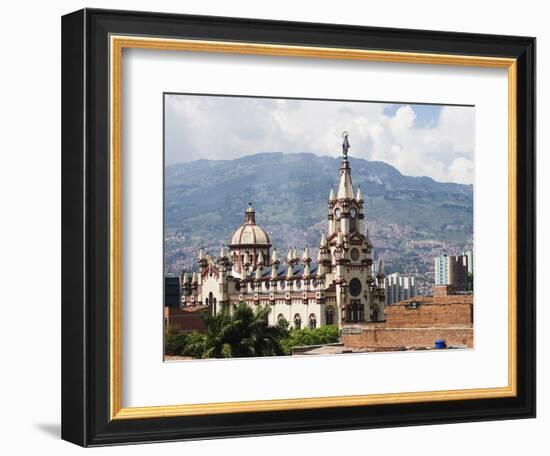 Church in Medellin, Colombia, South America-Christian Kober-Framed Photographic Print