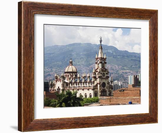 Church in Medellin, Colombia, South America-Christian Kober-Framed Photographic Print