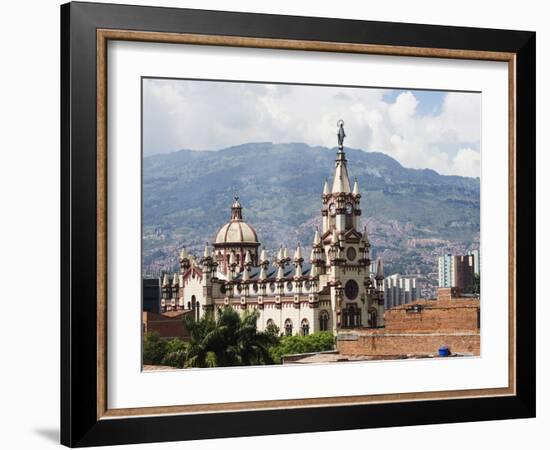 Church in Medellin, Colombia, South America-Christian Kober-Framed Photographic Print