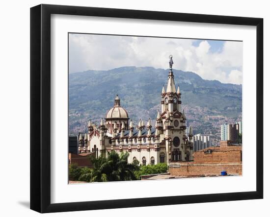 Church in Medellin, Colombia, South America-Christian Kober-Framed Photographic Print