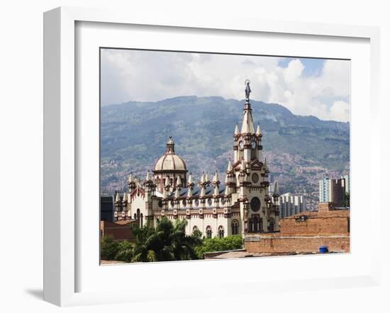 Church in Medellin, Colombia, South America-Christian Kober-Framed Photographic Print