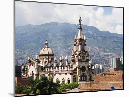 Church in Medellin, Colombia, South America-Christian Kober-Mounted Photographic Print