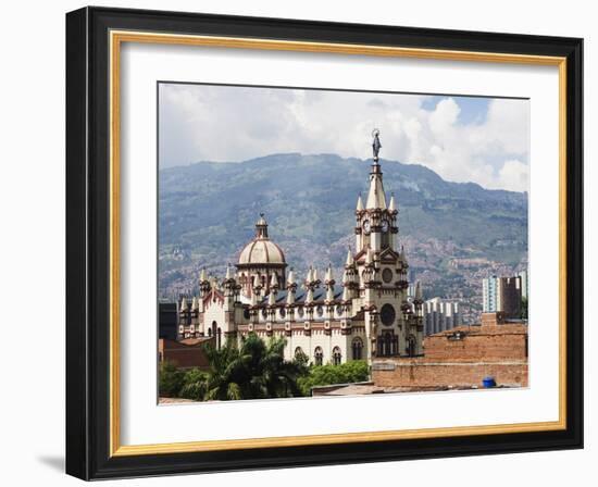 Church in Medellin, Colombia, South America-Christian Kober-Framed Photographic Print