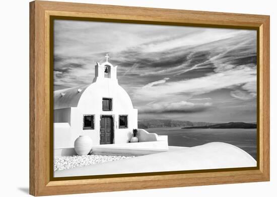 Church in Oia, Santorini (Thira), Greece-Nadia Isakova-Framed Premier Image Canvas