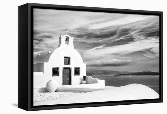 Church in Oia, Santorini (Thira), Greece-Nadia Isakova-Framed Premier Image Canvas