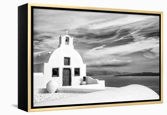 Church in Oia, Santorini (Thira), Greece-Nadia Isakova-Framed Premier Image Canvas