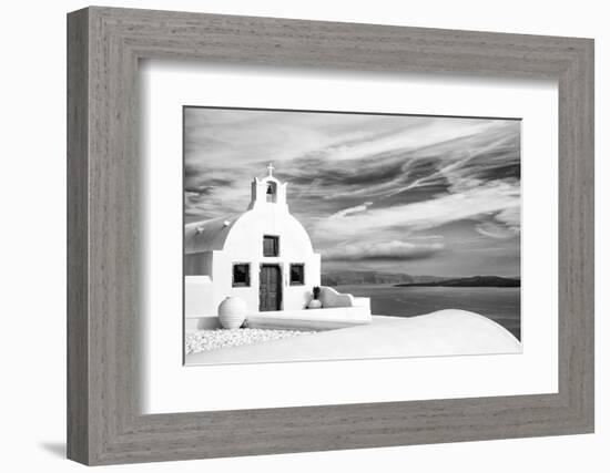 Church in Oia, Santorini (Thira), Greece-Nadia Isakova-Framed Photographic Print