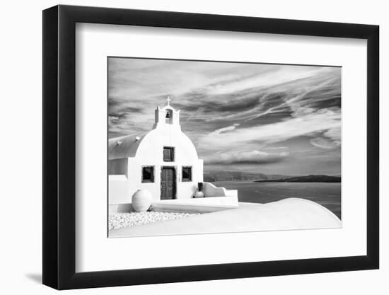 Church in Oia, Santorini (Thira), Greece-Nadia Isakova-Framed Photographic Print