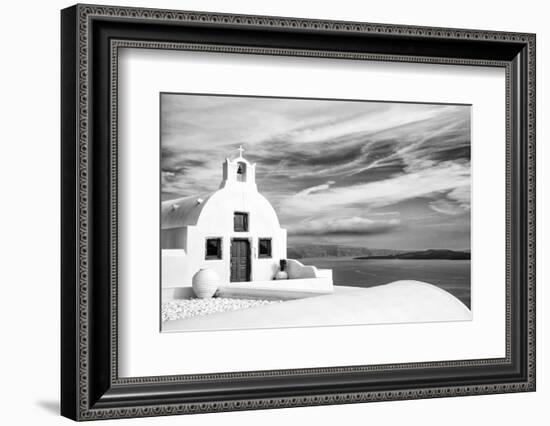 Church in Oia, Santorini (Thira), Greece-Nadia Isakova-Framed Photographic Print