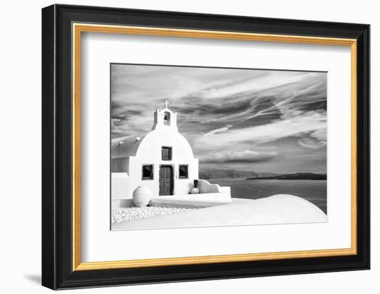 Church in Oia, Santorini (Thira), Greece-Nadia Isakova-Framed Photographic Print