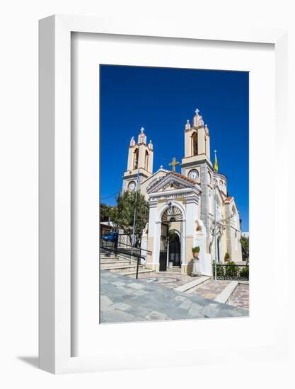 Church in Sianna Village, Rhodes, Dodecanese Islands, Greek Islands, Greece-Michael Runkel-Framed Photographic Print