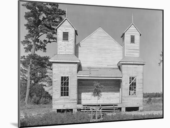 Church in the Southeastern U.S., c.1936-Walker Evans-Mounted Photographic Print