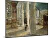 Church Interior, Brittany, 1897-Childe Hassam-Mounted Giclee Print