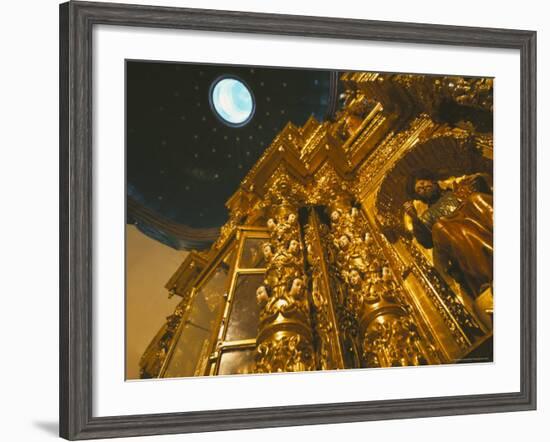 Church Interior, Quito, Ecuador, South America-Oliviero Olivieri-Framed Photographic Print