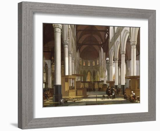 Church Interior-Emanuel de Witte-Framed Giclee Print