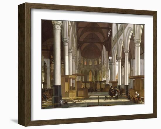 Church Interior-Emanuel de Witte-Framed Giclee Print