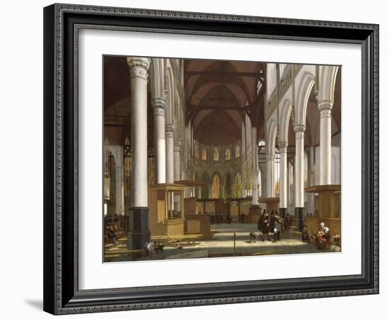 Church Interior-Emanuel de Witte-Framed Giclee Print