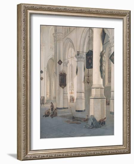 Church Interior-Emanuel de Witte-Framed Giclee Print