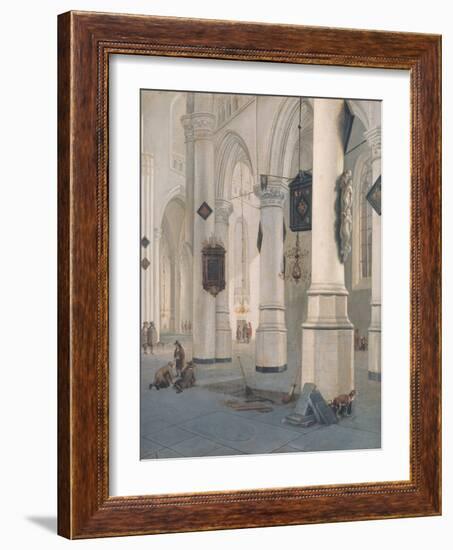 Church Interior-Emanuel de Witte-Framed Giclee Print