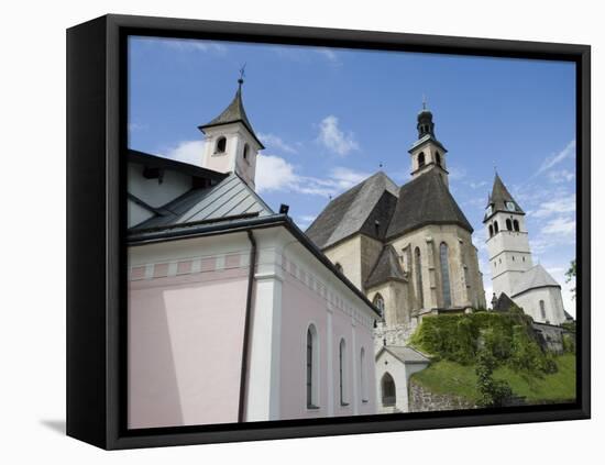 Church, Kitzbuhel, Austria, Europe-Martin Child-Framed Premier Image Canvas