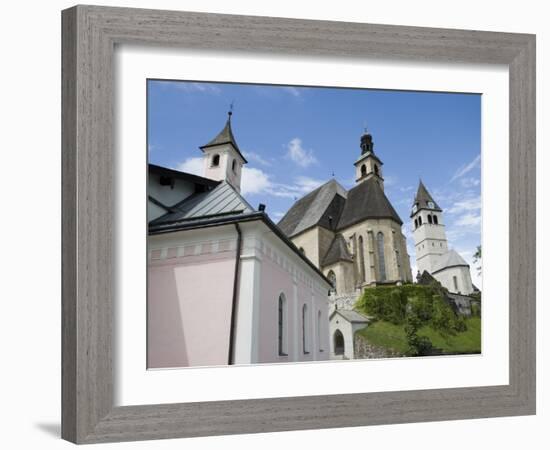 Church, Kitzbuhel, Austria, Europe-Martin Child-Framed Photographic Print