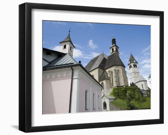 Church, Kitzbuhel, Austria, Europe-Martin Child-Framed Photographic Print