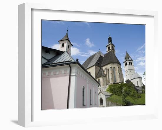 Church, Kitzbuhel, Austria, Europe-Martin Child-Framed Photographic Print