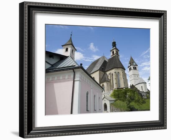 Church, Kitzbuhel, Austria, Europe-Martin Child-Framed Photographic Print