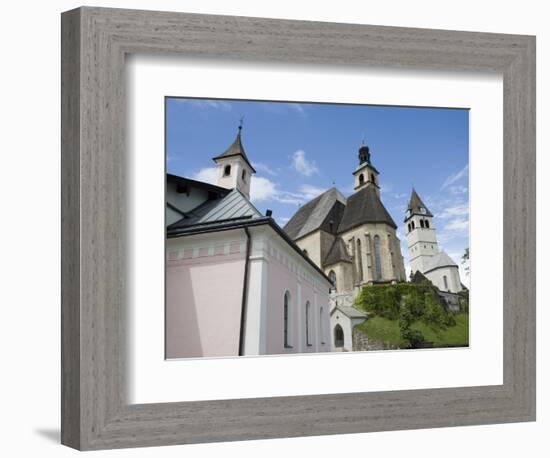 Church, Kitzbuhel, Austria, Europe-Martin Child-Framed Photographic Print