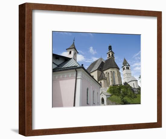 Church, Kitzbuhel, Austria, Europe-Martin Child-Framed Photographic Print
