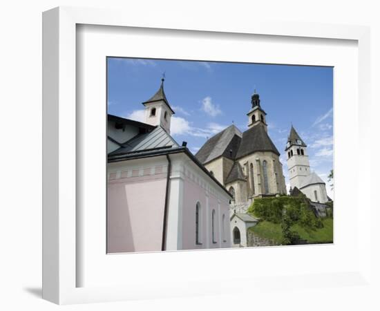 Church, Kitzbuhel, Austria, Europe-Martin Child-Framed Photographic Print