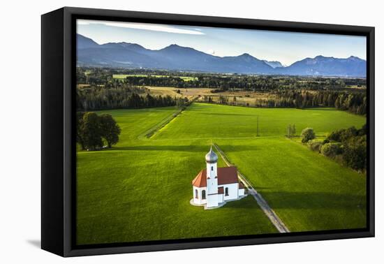 Church Near Eberfing in the Bavarian Foothills of the Alps-Ralf Gerard-Framed Premier Image Canvas