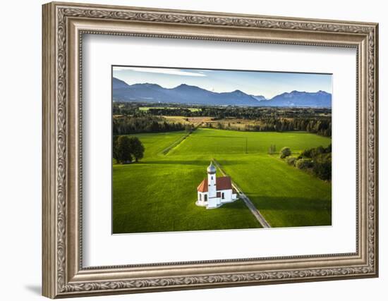 Church Near Eberfing in the Bavarian Foothills of the Alps-Ralf Gerard-Framed Photographic Print