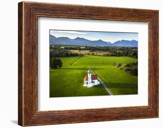 Church Near Eberfing in the Bavarian Foothills of the Alps-Ralf Gerard-Framed Photographic Print