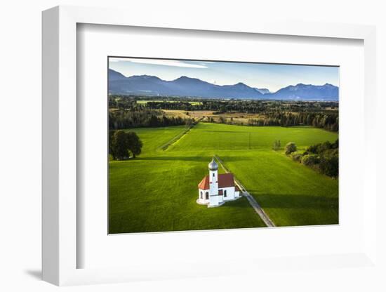 Church Near Eberfing in the Bavarian Foothills of the Alps-Ralf Gerard-Framed Photographic Print