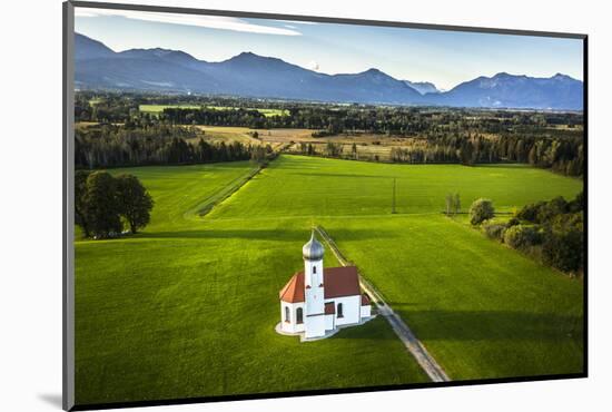 Church Near Eberfing in the Bavarian Foothills of the Alps-Ralf Gerard-Mounted Photographic Print