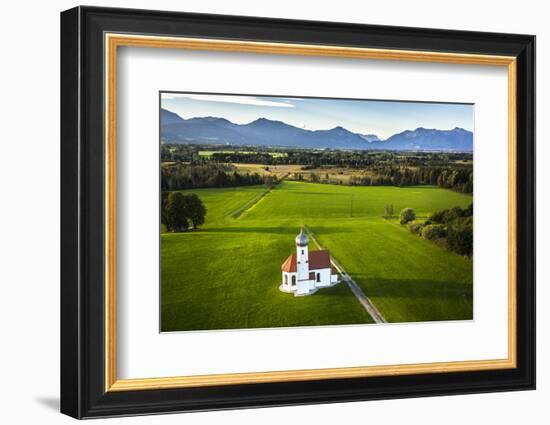 Church Near Eberfing in the Bavarian Foothills of the Alps-Ralf Gerard-Framed Photographic Print