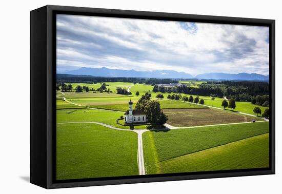 Church Near Eberfing in the Bavarian Foothills of the Alps-Ralf Gerard-Framed Premier Image Canvas