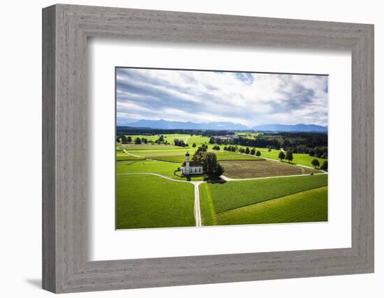 Church Near Eberfing in the Bavarian Foothills of the Alps-Ralf Gerard-Framed Photographic Print