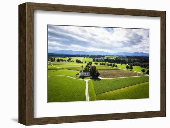 Church Near Eberfing in the Bavarian Foothills of the Alps-Ralf Gerard-Framed Photographic Print