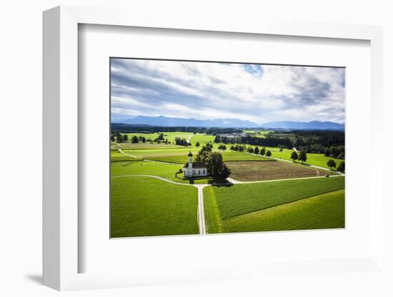 Church Near Eberfing in the Bavarian Foothills of the Alps-Ralf Gerard-Framed Photographic Print